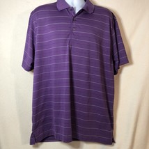 Izod ￼Extreme Men’s Performance Golf Polo Short Sleeve Shirt Sz XL Purpl... - £13.14 GBP