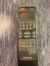 Daewoo Remote Control WORKS BUT MISSING BATTERY DOOR Label is sticking u... - $9.99