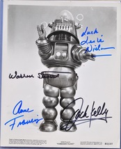 Forbidden Planet Cast Signed Photo X4- Leslie Nielsen, W. Stevens + w/COA - £470.82 GBP