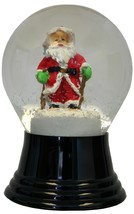 PR1491 - Perzy Snowglobe - Medium Santa Claus - 5&quot;H x 3&quot;W x 3&quot;D - £31.39 GBP