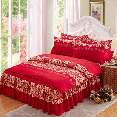 Bilateral bed skirt bedspread Simmons bed cover - $13.50+