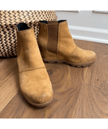 Sorel Women&#39;s Joan Of Arctic Wedge II Chelsea Boot Camel Brown $200 8.5 - $1,011.67 MXN