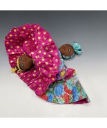 Vintage Topsy Turvy Cloth Doll 2 Sided Flip Dress Faces Barbados Handmade - $24.07