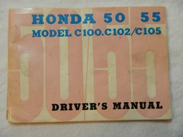 1960 1961 1962 Honda 50 55 C100 C102 C105 Drivers Owner&#39;s manual - $68.46
