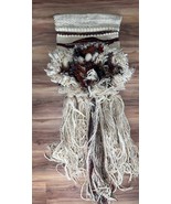 Vintage HAND WOVEN Multi-Texture Wool Boho 80s MCM Wall Hanging Tapestry... - $1,103.57 MXN