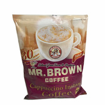MR . BROWN COFFEE CAPPUCCINO INSTANT COFFEE 3 IN1 (30 SACHETS X17G) - £18.24 GBP