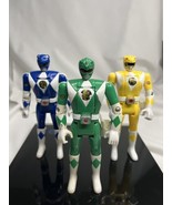 1993 Bandai Mighty Morphin Power Rangers Lot X3 Green Tommy Blue Billy Y... - £15.86 GBP