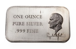 Lyndon B.Johnson - Madison Excellent État 1 ML Argent Art Barre - $1,433.35 MXN