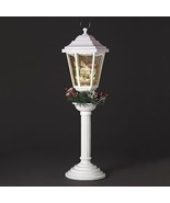 27.5&quot;H LIGHTED SWIRL LAMP POST SANTAOVER TOWN, WREATH - $365.51 CAD