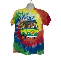 NEW Scooby-Doo Gang Retro Tie Dye Psychedelic Mystery Machine Large T-Shirt NWT - $13.49