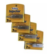 (4) Schick Injector Razor Refill Blades, 7 Each - $45.21 CAD