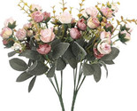 Artificial Flower Tea Rose Fall Gerbera Daisy Plastic Wedding Home Decor... - £14.60 GBP