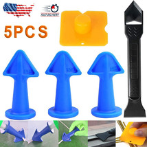 5In1 Silicone Caulking Finisher Nozzle Spatulas Filler Spreader Cleaning... - $145.34