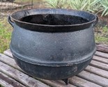 Antique Cast Iron Cauldron Pot Footed 2 Gate Marks H #12 Heavy 42Lb - $799.99