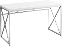 Computer Contemporary Home And Office Desk By Monarch Specialties, 48&quot; L, Glossy - £180.85 GBP