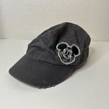 VTG Womens Short Bill EPCOT Hat World Showcase Mickey Gray Walt Disney World - $18.73