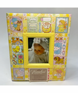 Vintage Hallmark Baby Album Book Yellow Patchwork All About Baby Unisex ... - $34.13 CAD