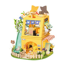 Robotime DIY Miniature Doll House - Cat House - £60.28 GBP