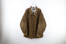 Vintage 90s Streetwear Mens XL Faded Fleece Lined Corduroy Full Zip Shir... - $79.15