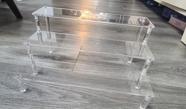 Acrylic Riser,Clear Display Risers Stand Perfume Organizer 12&quot; x 8&quot; x 3&quot; in - $21.83