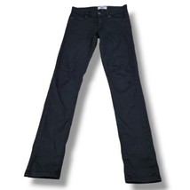 Paige Jeans Size 24 W27xL31 Paige Verdugo Ultra Skinny Jeans Stretch Black Denim - £30.35 GBP