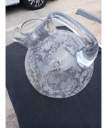 Cambridge Rose Point Crystal Pitcher / Jug with ice lip ~ - $137.03 CAD