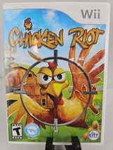 Chicken Riot Nintendo Wii, 2009 Little use Clean, Works, case, NO Booklet - $20.00