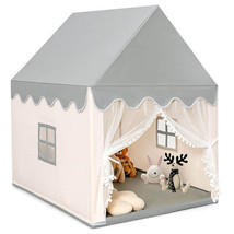Kids Large Play Castle Fairy Tent with Mat-Beige - Color: Beige - $2,505.98 MXN