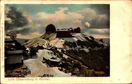 Lick Observatory In Winter Scene View Hamilton CA-VINTAGE1913 Postcar BK42 - £6.22 GBP