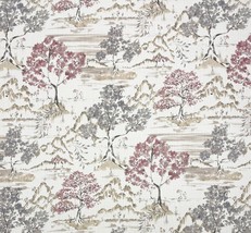 Covington Hikaru Dusty Rose Pink Asian Tree Toile Multiuse Fabric By Yard 54&quot;W - £12.57 GBP