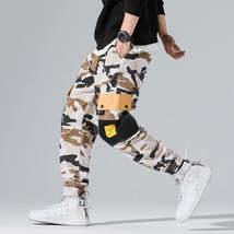 Multi-Pocket Hip Hop Cargo Pants - £30.92 GBP