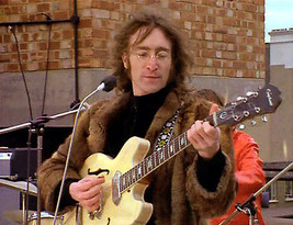 John lennon guitar strap roof top concert photo thumb200