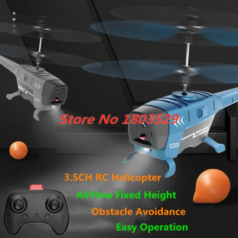 New 3.5CH Helicopter With Airflow Fixed Height Induction Obstacle Avoidance - £31.72 GBP+