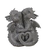 Cuddling Dragon Couple 13517 Resin Indoor Outdoor Garden Statuary 4.75" H - $28.71