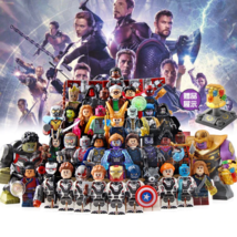 37pcs/set Avengers Endgame Thanos Captain Marvel Hulk Iron Man Thor Minifigures - £56.70 GBP