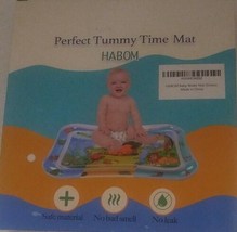 Habom Perfect Tummy Time Mat Baby Water Mat Green Safe Material No Leak No Smell - £10.68 GBP