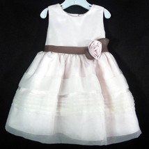 Toddler Easter Dress Dressy Occasion Holiday Wedding Pale Pink Rare Edit... - $12.01