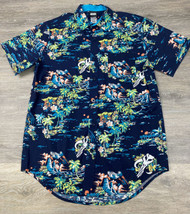 Star Wars Yoda Print Hawaiian Shirt Fun Design With Yoda Size Extra Small - £14.55 GBP
