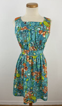 Vintage 70s TeJo of California Women&#39;s Hawaiian Tropical Floral Dress - £37.36 GBP