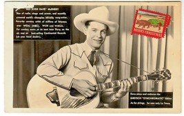 Vintage Red River Dave Mc Enery Promo Photo - Woai 1200 Radio, San Antonio, Tx - £17.68 GBP