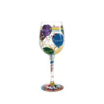 Lolita Wine Glass Aged Perfection 15 oz 9" High Gift Boxed Collectible Balloons 