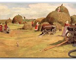 Haymaking Impressionst Painting Russian UNP DB Postcard Z7 - £3.85 GBP