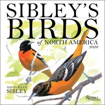 Sibley&#39;s Birds of North America 2026 Wall Calendar Calendar David Allen ... - $16.00