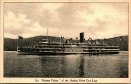 Steamer Robert Fulton Hudson Fiume Giorno Linea 1910s Cartolina Winsch Ritorno - £3.16 GBP