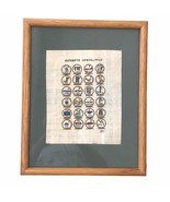 Egyptian Hieroglyphic Alphabet Painting on Papyrus Ancient Art 15 x 12&quot; ... - €18,10 EUR