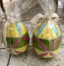 Pottery Barn Easter Egg Shape Candles Lot Bundle 2 40Hrs each 80 hrs New... - £27.54 GBP