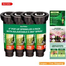 1804 Series Lawn Sprinklers - Adjustable Nozzle with High Flow Efficiency - $40.54