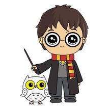 HP Witchcraft Potter Chibi Vinyl Decal Sticker UV &amp; Water Proof Gift Lap... - $109.97 MXN
