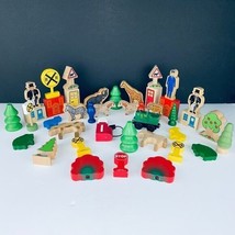 Thomas Train Pretend Play Wood Blocks Toys Miscellaneous Pieces Lot - $26.99