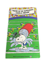 You’re In The Super Bowl Charlie Brown 1993 VHS Peanuts Gang Sealed - £3.79 GBP